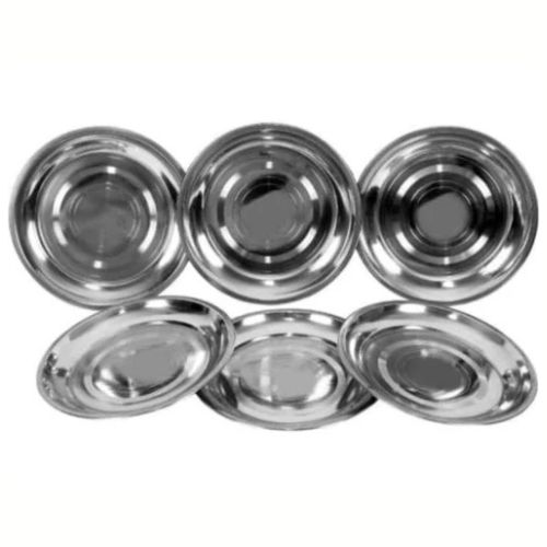 Stainless Steel Round Serving Plate
