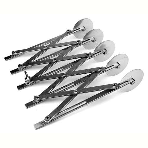 Stainless Steel 5 Wheel Dough Cutter Expandable Divider